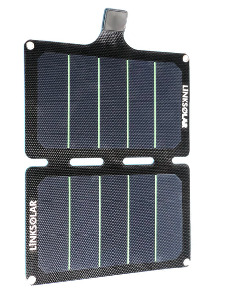 LinkSolar compact two panel foldable solar charger for outdoor power
