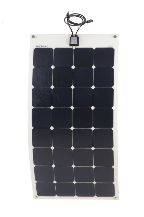 LinkSolar flexible monocrystalline solar panel for RV and boat use