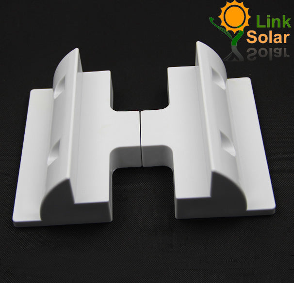 LinkSolar white ABS solar panel side mount brackets