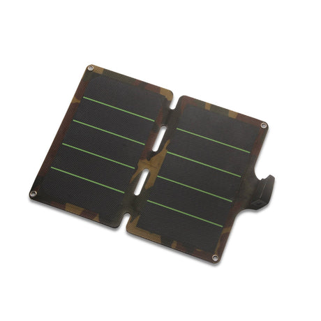 Portable camouflage foldable solar charger for outdoor off-grid power