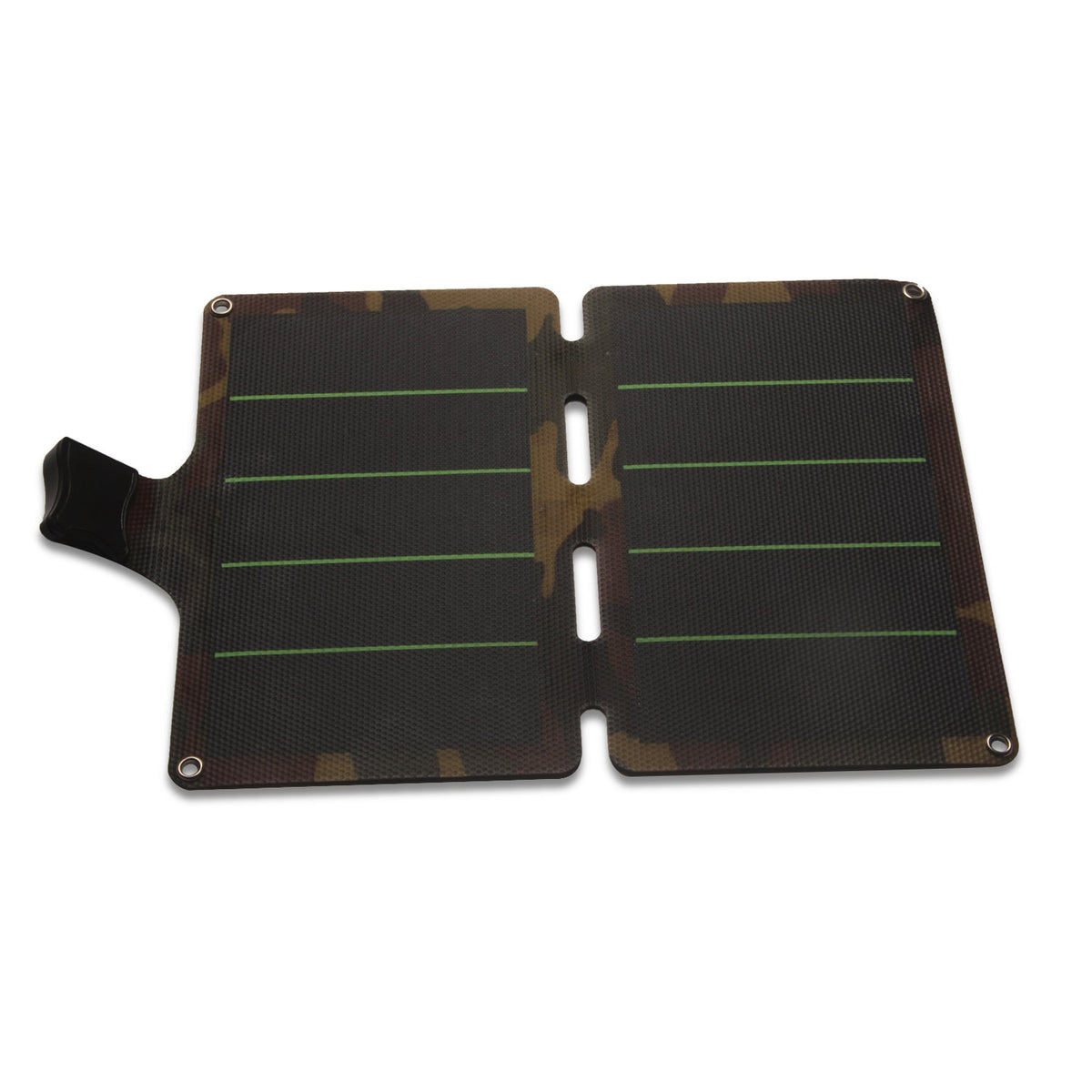 Portable camouflage foldable solar charger panel for outdoor camping