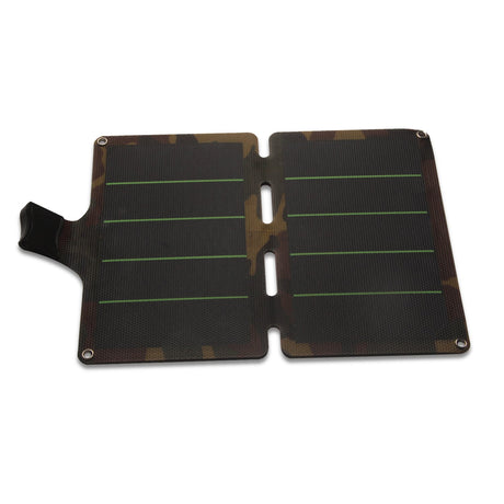 Portable camouflage foldable solar charger panel for outdoor camping