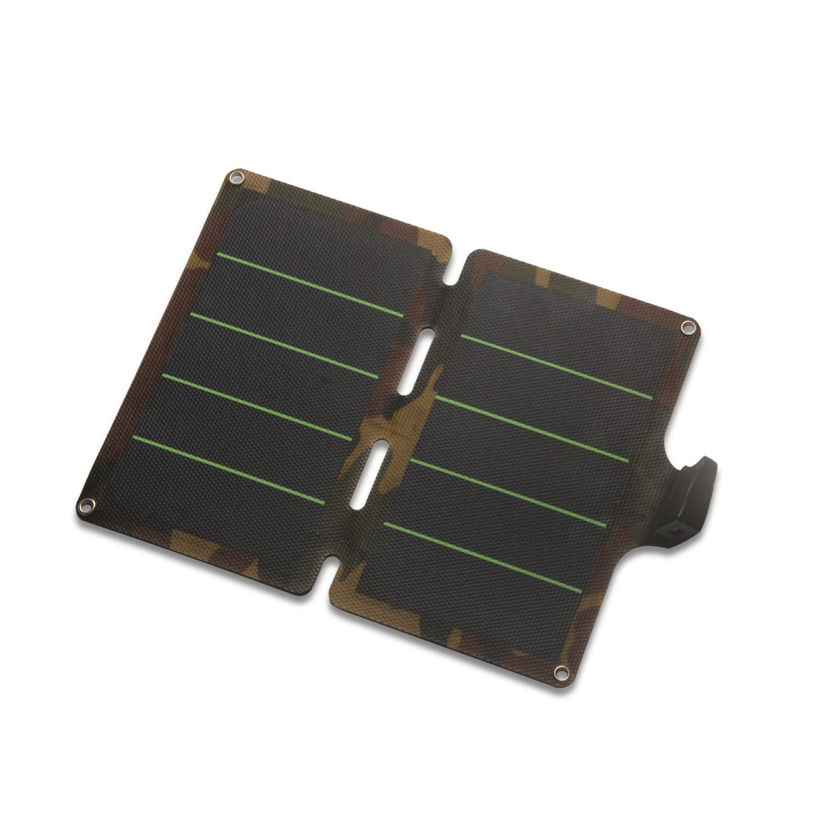Portable camouflage foldable solar panel charger for outdoor use