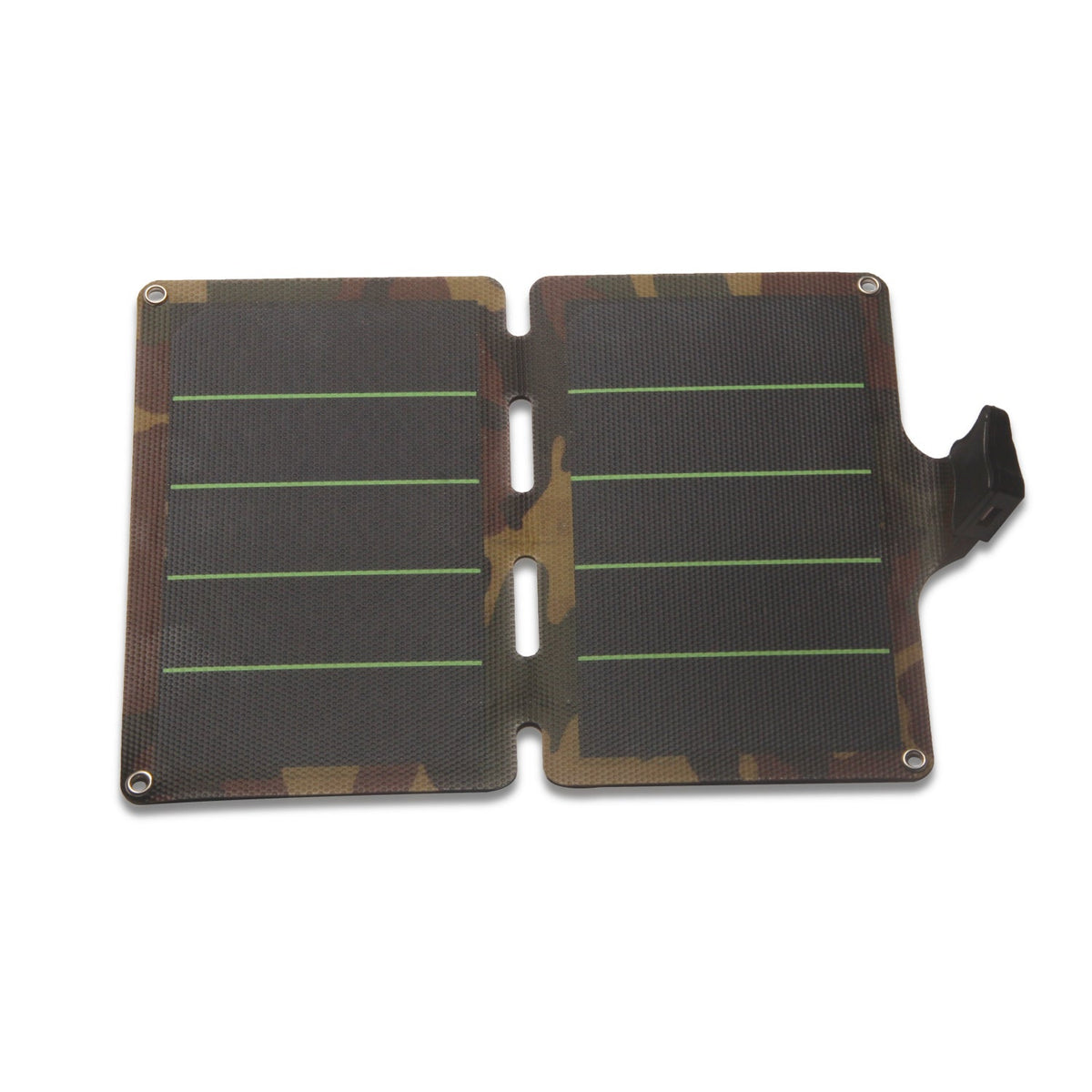 Portable camouflage foldable solar panel charger