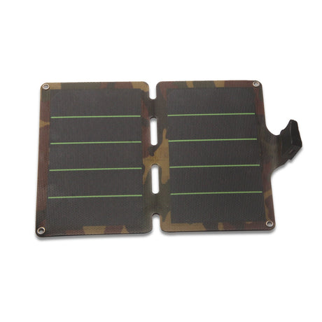 Portable camouflage foldable solar panel charger