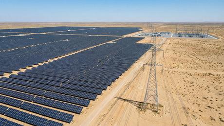 Renewable energy integration monitoring for a utility-scale solar farm grid connection