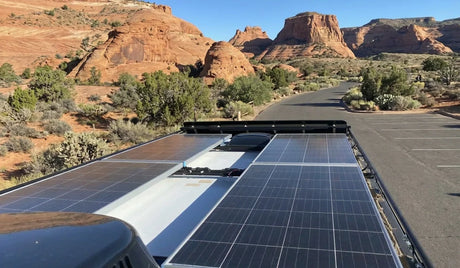 Aluminum Sheet RV Roof Solar Panel Mounting with Mini Rails