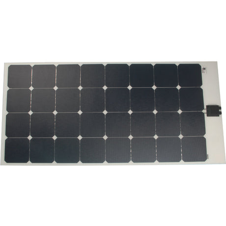 Semi-flexible 36-cell monocrystalline solar panel for vehicle-mounted telematics