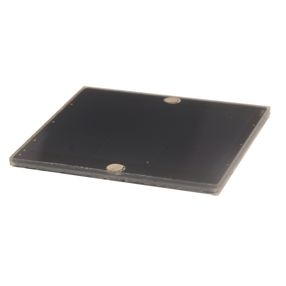 Small custom mini solar panel isolated on white background