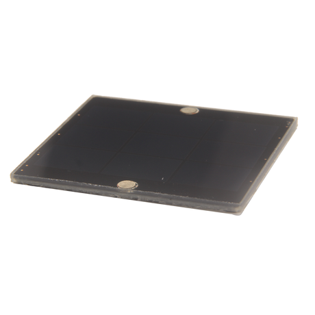Small custom mini solar panel isolated on white background