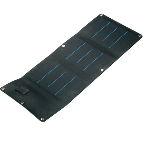 Unfolded portable solar charger panel for outdoor power