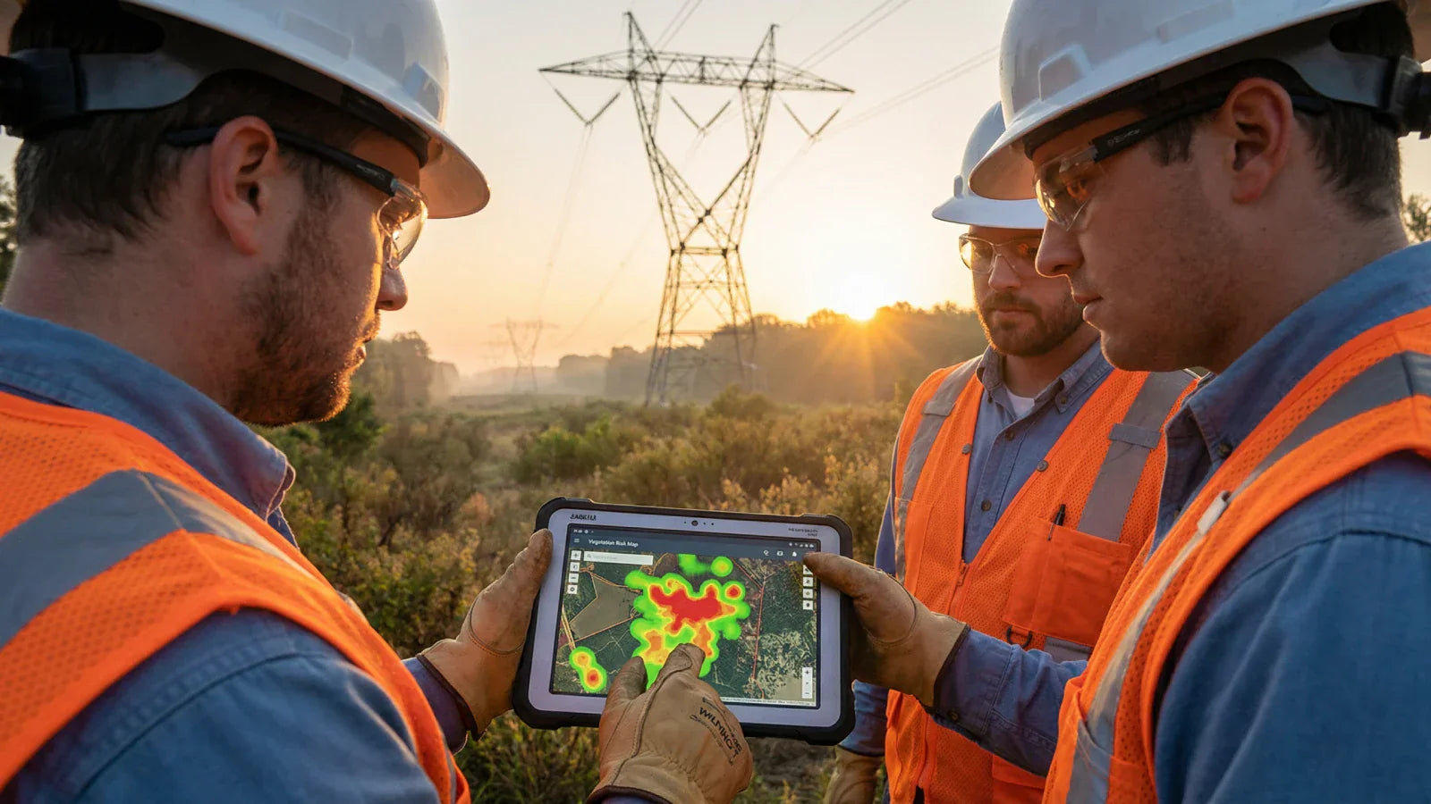 Vegetation management integration in a utility transmission corridor