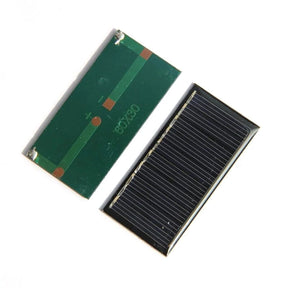 0.25W mini solar panel — front and rear mini panel