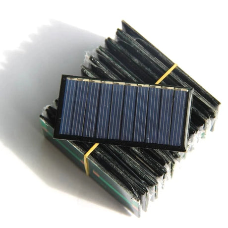 0.25W mini solar panel — stacked mini panels