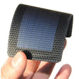 0.3W flexible solar panel — curved thin film panel in hand
