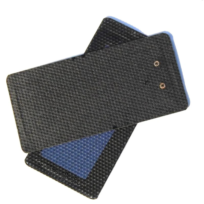 0.3W flexible solar panel — rear contacts on flexible panels