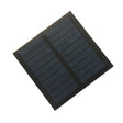 Square 0.45W polycrystalline solar cell face
