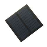 Square 0.45W polycrystalline solar cell face