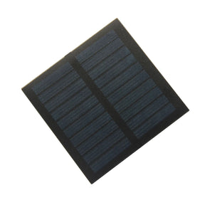 Square 0.45W polycrystalline solar cell face