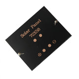 0.5W 0.5W mini solar panel — rear polarity pads