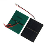 0.65W 0.65W mini solar panel — panel front and rear arrangement