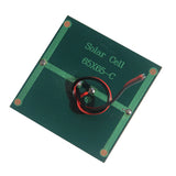 0.6W 0.6W mini solar panel — rear soldered lead pair