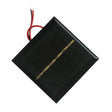 0.6W 0.6W mini solar panel — square wired panel cell face