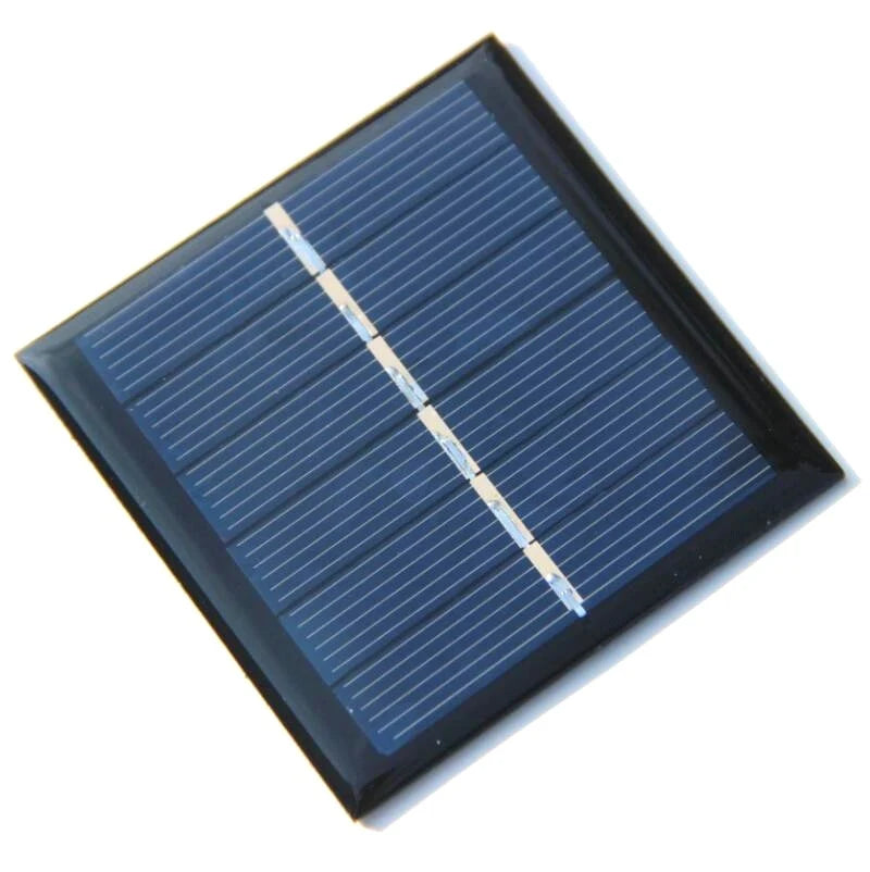 0.6W mini solar panel — square epoxy solar panel face
