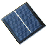 0.6W mini solar panel — square epoxy solar panel face