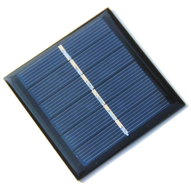 0.6W mini solar panel — square epoxy solar panel face