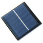0.6W mini solar panel — square epoxy solar panel face