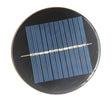 0.6W 0.6W round mini solar panel — round cell face