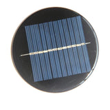 0.6W 0.6W round mini solar panel — round cell face