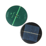 0.6W 0.6W round mini solar panel — round panel front and rear