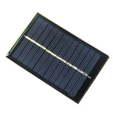 0.6W mini solar panel — panel face at angle