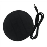 1.2W 1.2W round USB-C solar panel — round USB-C panel face