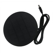 1.2W 1.2W round USB-C solar panel — round USB-C panel face