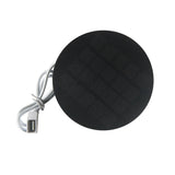 1.2W solar panel — panel face and USB socket