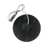 1.2W solar panel — round panel rear and junction box