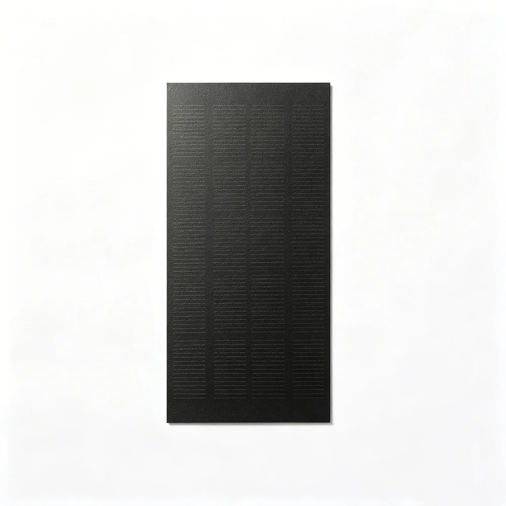120 by 60mm monocrystalline cell face