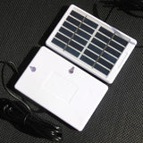 1.2W 1.2W USB-C solar panel — panel front and rear on fabric