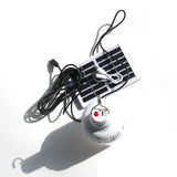 1.2W solar panel solar light bulb kit — bulb and panel kit with cables
