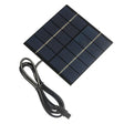 1.5W 1.5W USB-C solar panel — square panel with USB-C lead