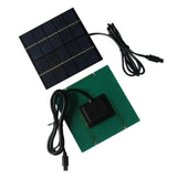 1.5W 1.5W USB-C solar panel — two views of square USB-C panel