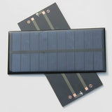 1.5W 1.5W mini solar panel — front and rear overlap
