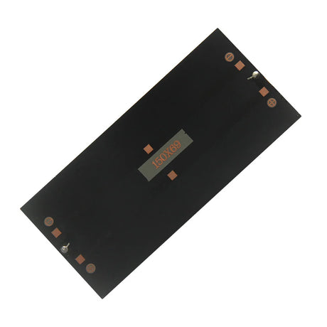 1.5W 1.5W mini solar panel — rear contact pads and polarity