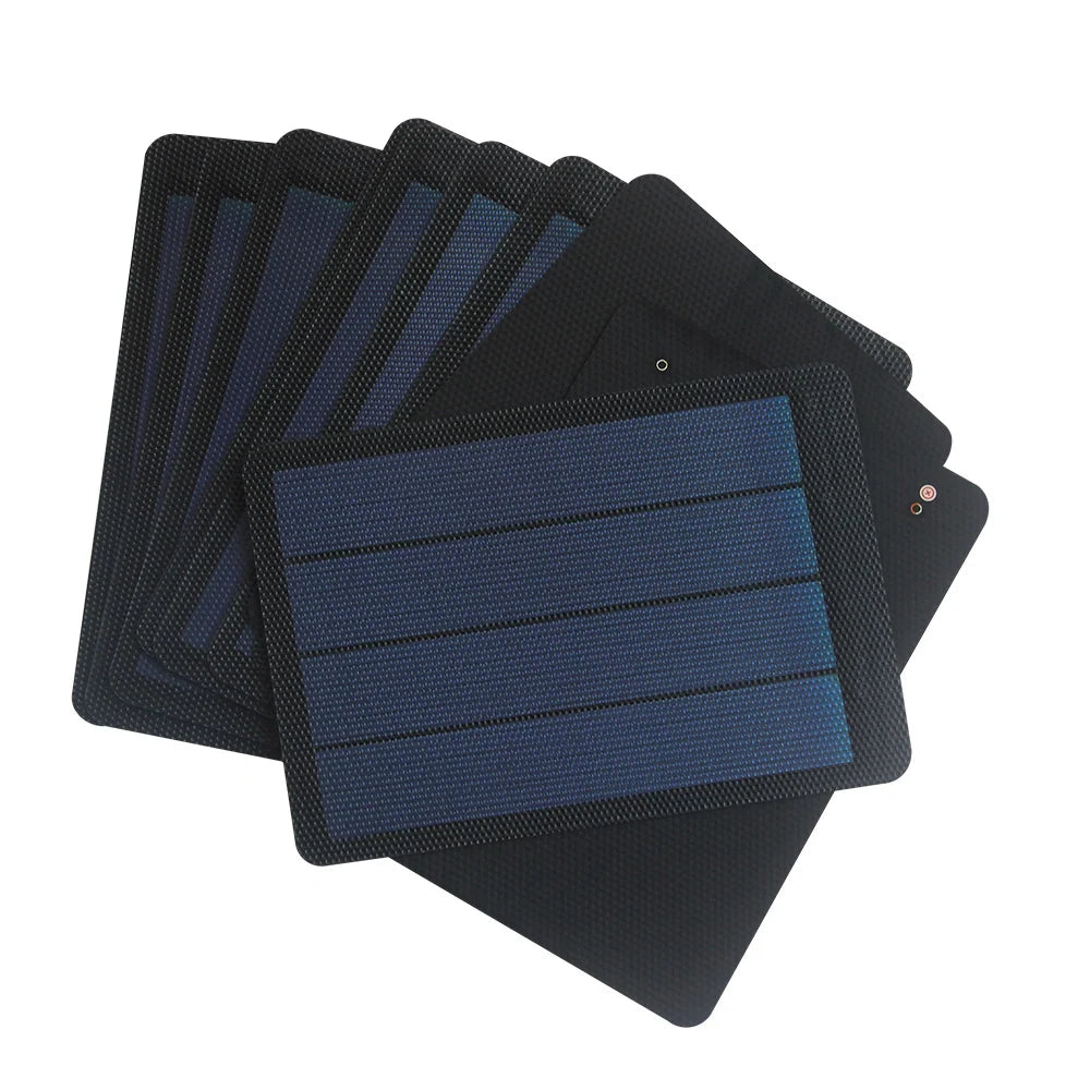 1.5W flexible solar panel — stacked flexible modules