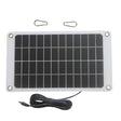 10W 12V panel with two carabiners and DC cable