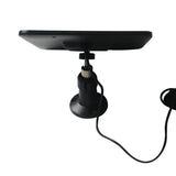 10W camera solar panel — adjustable mount side view