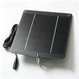 10W solar panel — solar panel with DC lead and carabiner